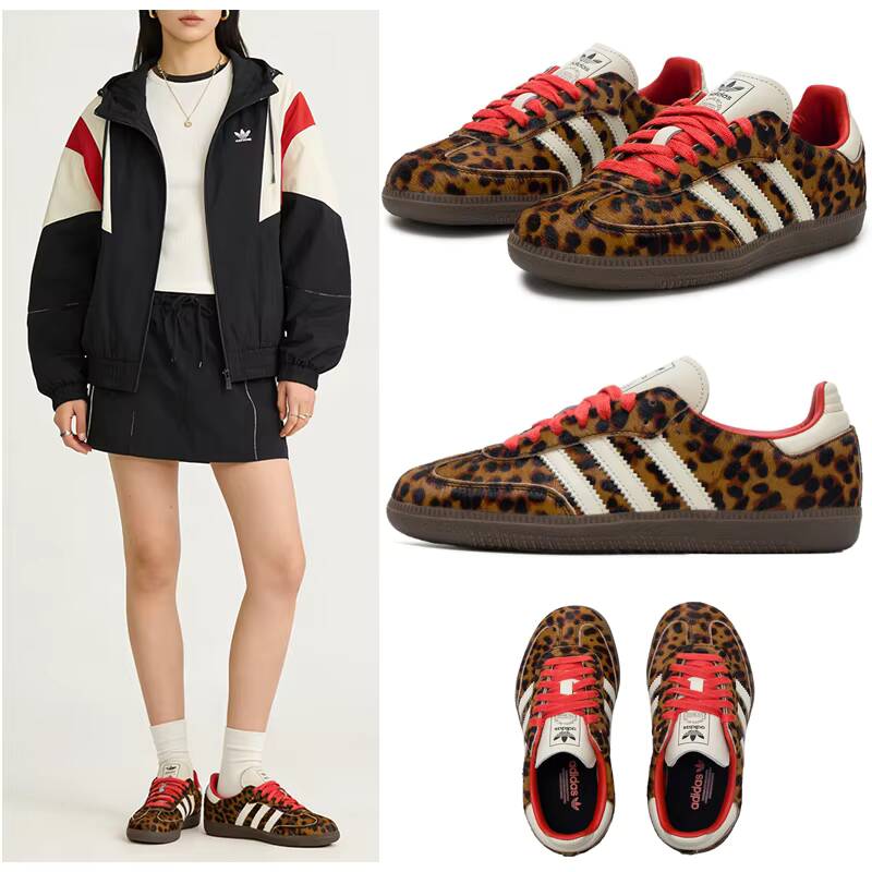 Adidas Shoes Samba - แซมบา อาดิดาส ออริจินัล OG รองเท้าสเก็ตบอร์ดสตรีรองเท้าผ้าใบดีไซน์เนอร์รองเท้าลำลองแบบสบายๆ JI2734