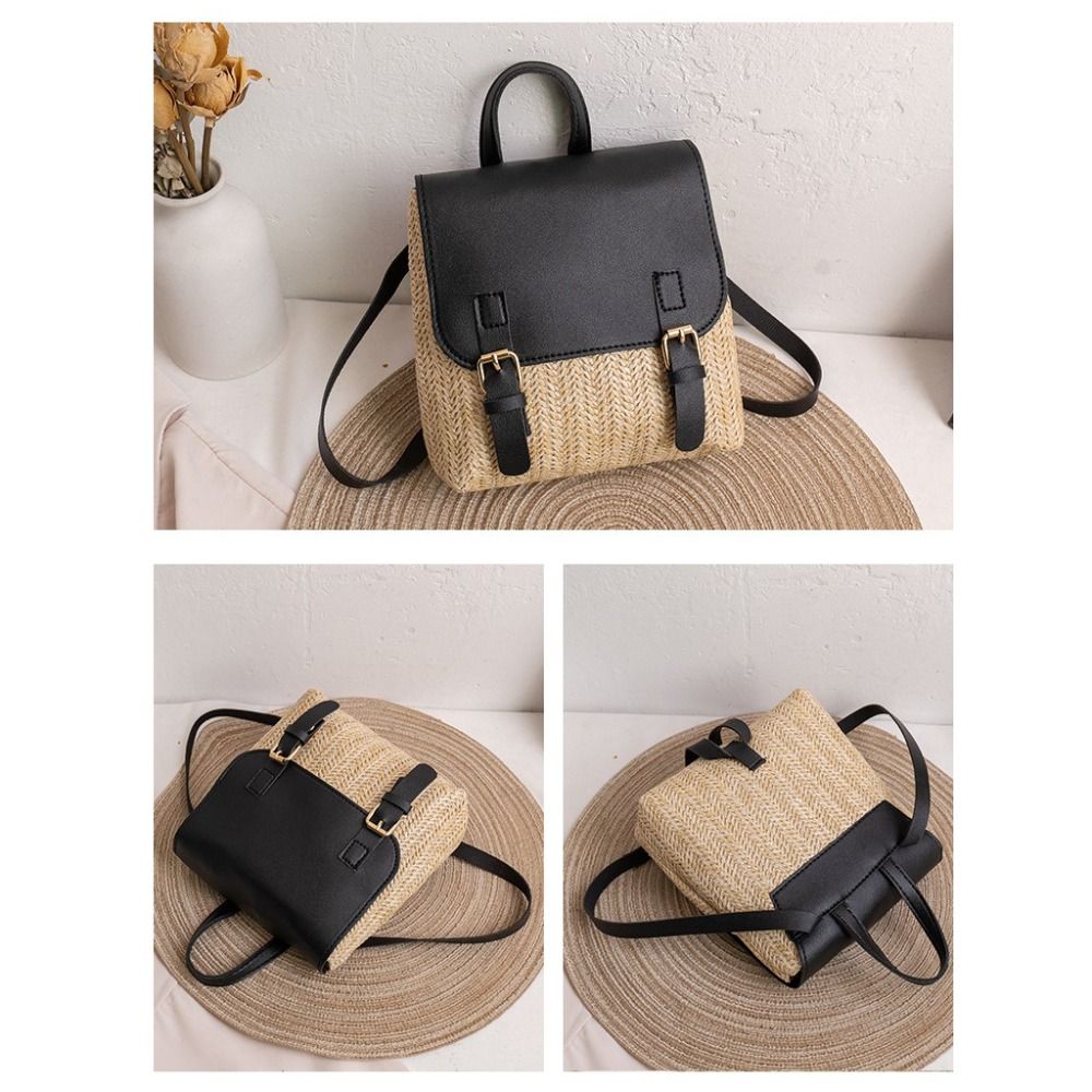 กระเป๋าอเนกประสงค์หนัง PU กระเ - Leather Backpack Vintage บทวิจารณ์และราคา