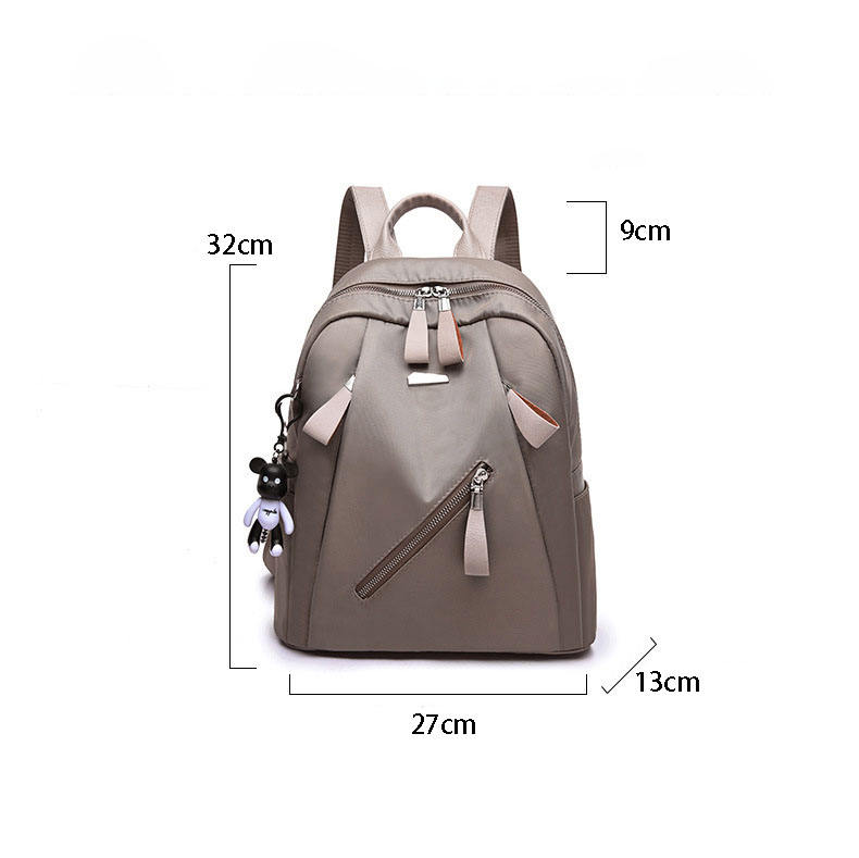กระเป๋าเป้สะพายหลังผ้าอ็อกซ์ฟอ - Travel Backpack Anti Theft บทวิจารณ์และราคา