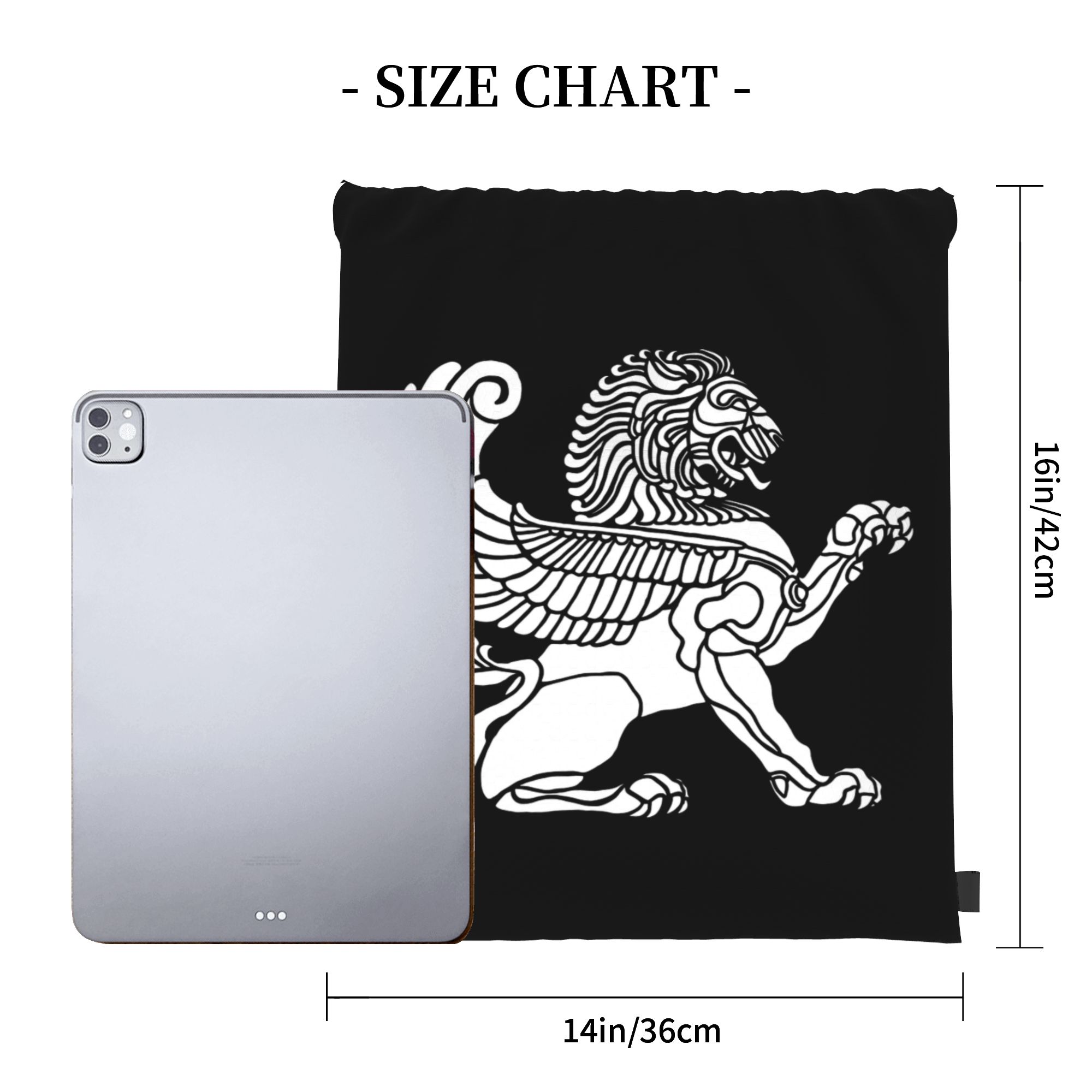 สิงโตเปอร์เซีย อิหร่าน ไอหร่าน - Drawstring Gym Bag บทวิจารณ์และราคา