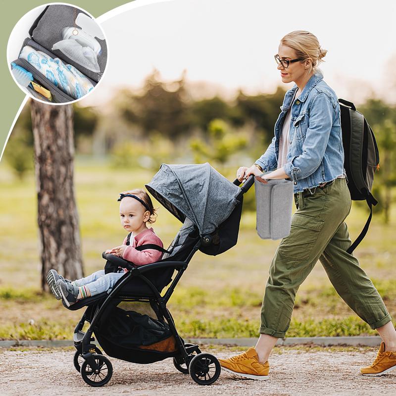 กระเป๋าผ้าอ้อมขนาดเล็กแบบพกพาเ - Backpack Diaper Bag บทวิจารณ์และราคา